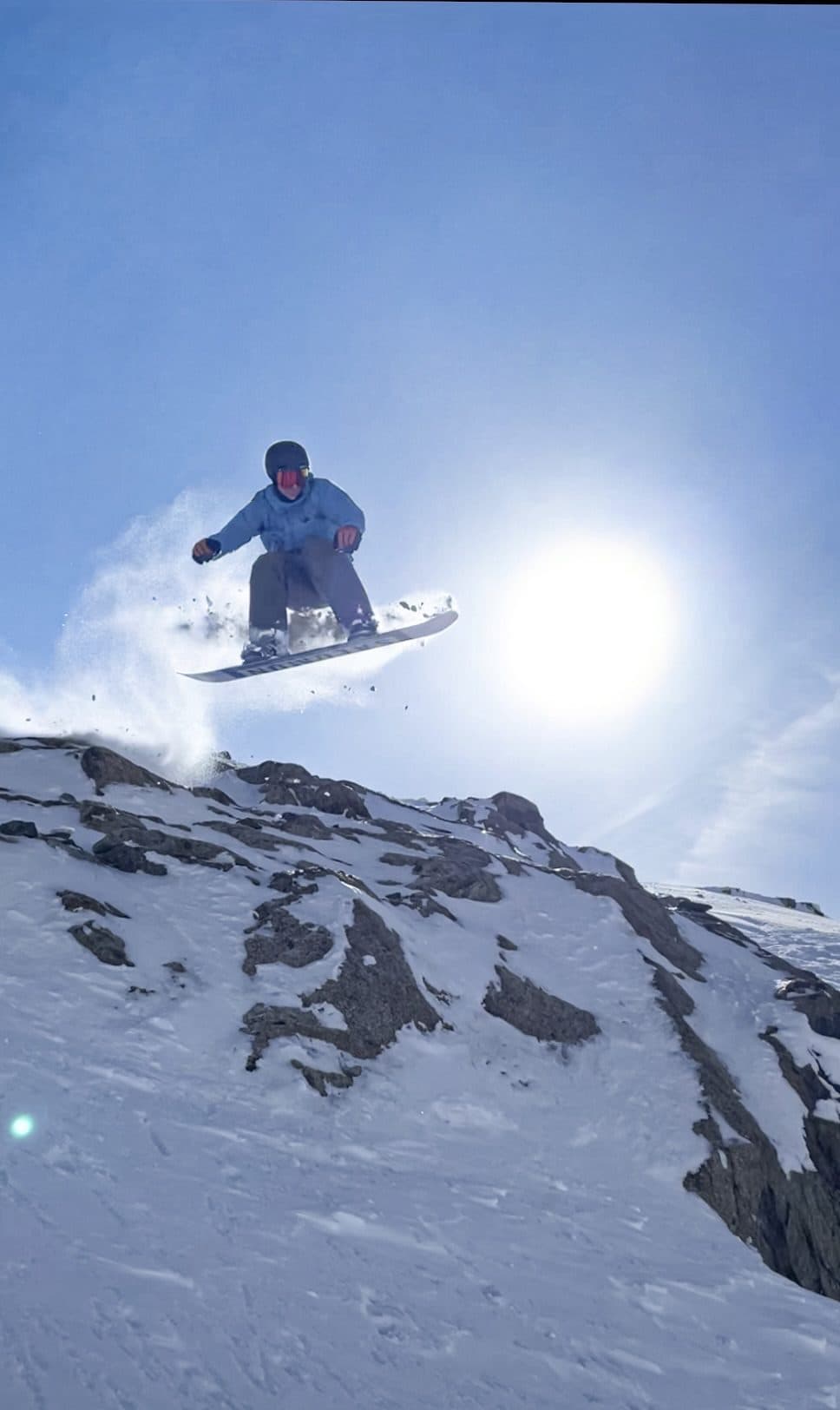 Snowboarding in the Coast Mountains